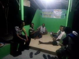 Bhabinkamtibmas Kunjungi Pos Kamling RT 2 dan RT 18