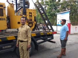 Tandem Roller untuk JUT Dengok VI Datang