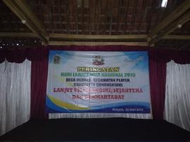 Persiapan Peringatan HLUN di Desa Dengok