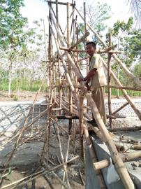 Jembatan Bambu Kali Padas