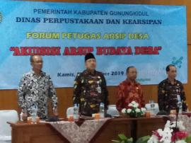 KTU Desa Dengok Hadiri Rakor Forum Petugas Arsip Desa