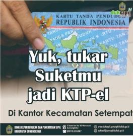 Himbauan Dari Capil, Ambil KTP-mu Di Kecamatan