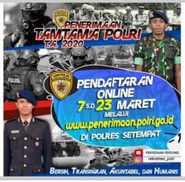 Informasi Pendaftaran  Anggota Akpol