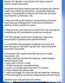 Informasi Dari Kepala Desa Dengok