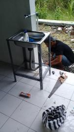 Pemasangan Tempat CTPS di Padukuhan