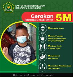 GERAKAN 5 M DARI KEMENAG GUNUNGKIDUL