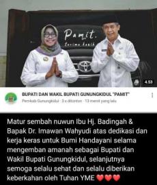 PAMITAN BUPATI DAN WAKIL BUPATI