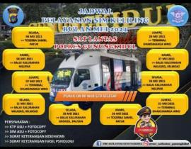 Jadual SIM Gunungkidul Bulan Mei