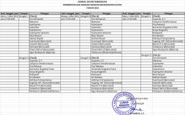 Jadual Pembagian Tim Safari Ramadhan