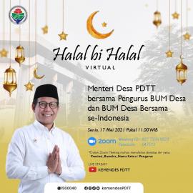 Undangan Halal Bi Halal Gus Menteri