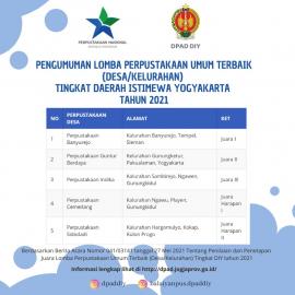 Lomba  Perpustakaan Desa Kalurahan