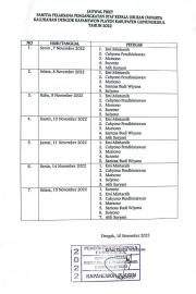 Jadual Jaga Panitia Pengisian