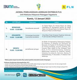 Hari ini Jadual Pemeliharaan PLN Jalur Dengok