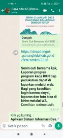 Tugas Untuk KKN USD Pengganti Laporan Apel