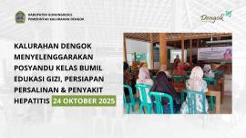 Edukasi Gizi dan Persiapan Persalinan, Posyandu Kelas Bumil Kalurahan Dengok Hadirkan Narasumber dar